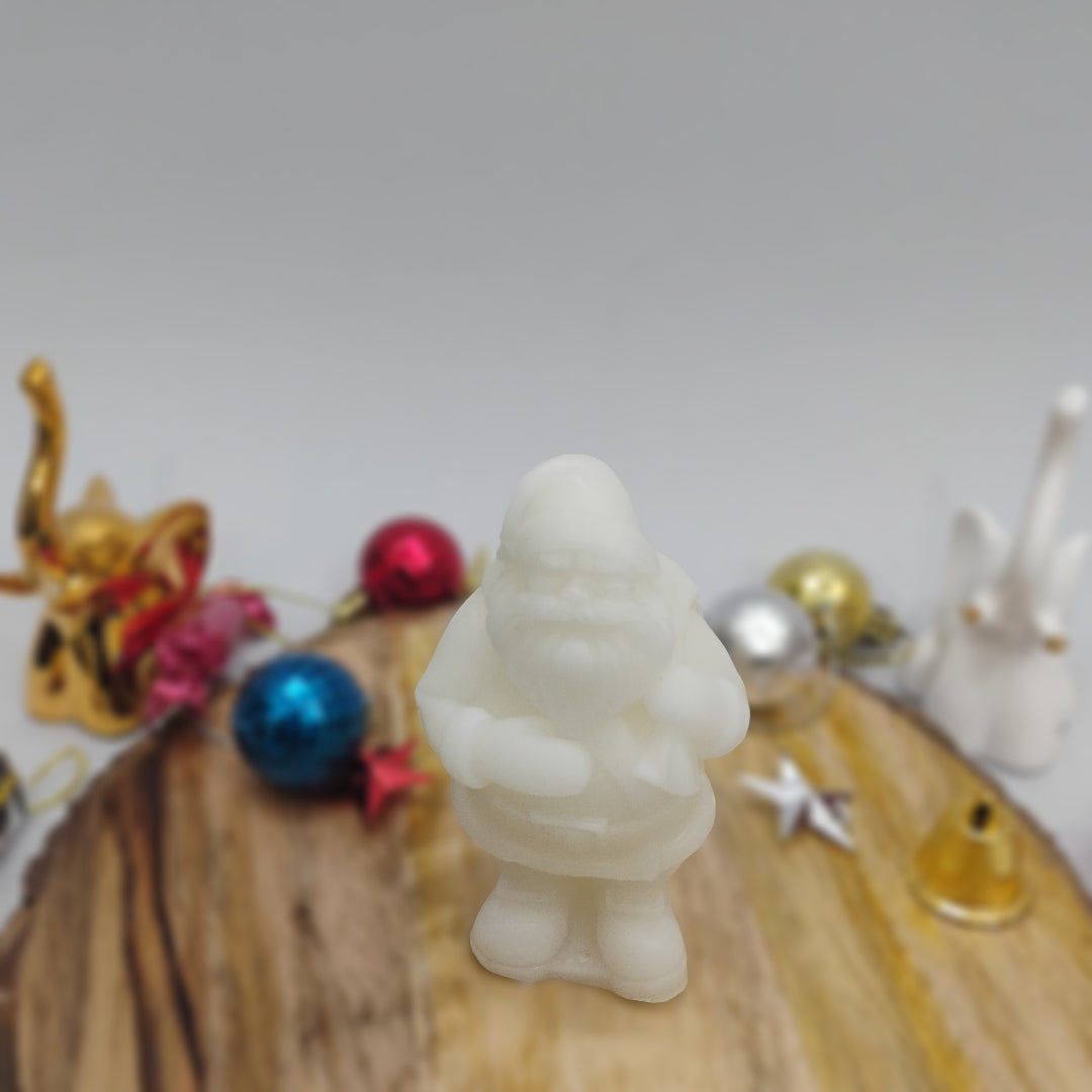 Festive Santa Decorative Candle – Symbol of Joy, Warmth & Christmas Celebrations