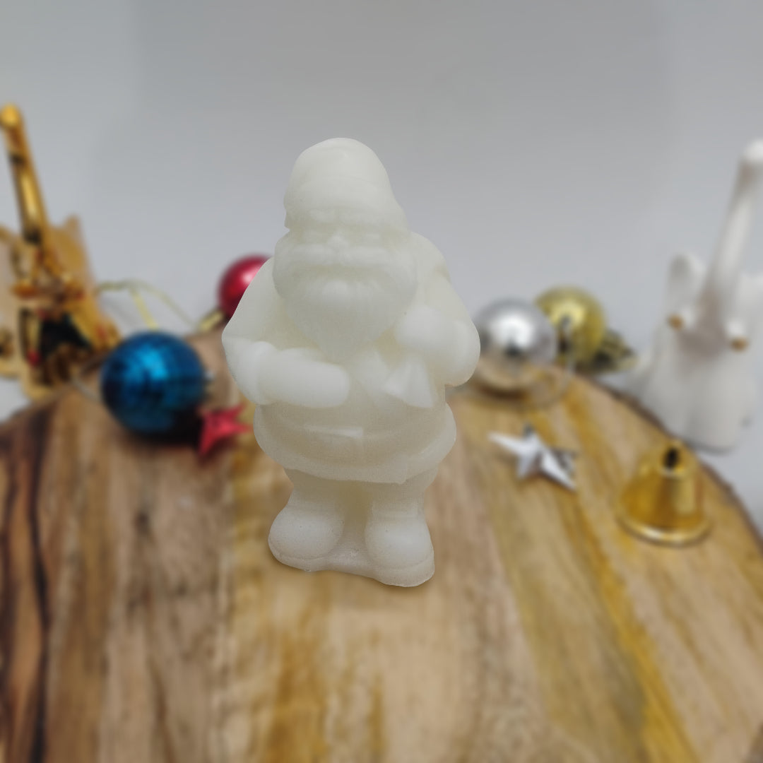 Festive Santa Decorative Candle – Symbol of Joy, Warmth & Christmas Celebrations